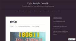 Desktop Screenshot of fighttonightcrossfit.com